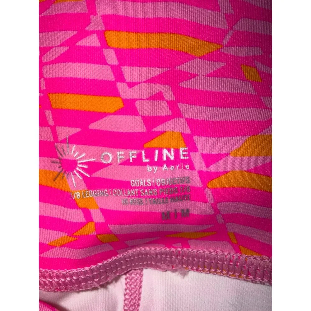 NWOT OFFLINE By Aerie Goals Crochet Inset Legging Size‎ Medium